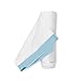 Brabantia PerfectFit Trash Bags (Size F / 5.3 Gallon) High Quality Thick Plastic Trash Can Liners with Tie Tape Drawstring Handles (20 Bags)