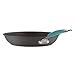 Rachael Ray 87643 Cucina Hard Anodized Nonstick Frying Pan Set / Fry Pan Set / Hard Anodized Skillet Set - 9.25 Inch and 11.5 Inch, Gray with Blue Handles