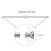 Amazer Spring Tension Curtain Rod, Small Curtain Rod - 26-36 Inches Rust-Resistance Doorway Curtain Rod, Nickel