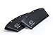 SHIMDU- Car Seat Side Pocket Organizer, Gap Filler and Drop Caddy Catcher,Storage For Your Accessories in Between Seats and Center Console,Premium PU Leather,Include 2 Pairs Of Velcro's-Set Of 2-Black