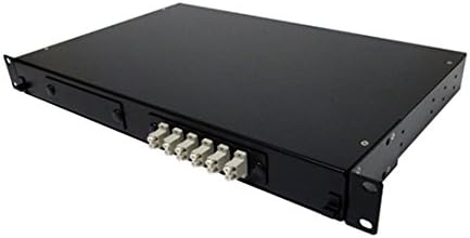 Fiber Patch Panel, 12 Port, Multimode LC Duplex, 1U