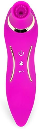 The New Handheld Personal Body Vibration Massager with Suction Technology -Intimate Pleasure Device (Purple)