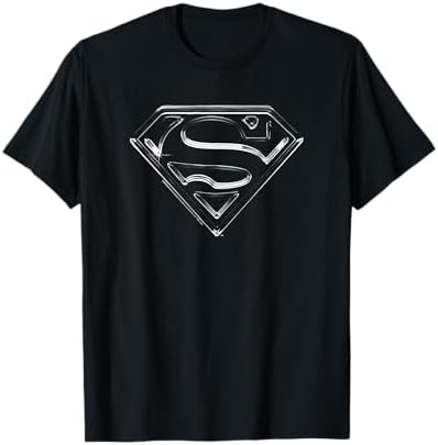 Amazon.com: DC Superman Logo Doomsday White Graffiti T-Shirt