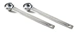 RSVP International- Endurance Stainless Steel 1/2 Teaspoon Measuring Spoon,Silver - 2 pack