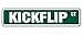 Kickflip Street Sign Skateboard Trick Video Skate Skateboarding | Indoor/Outdoor | 18