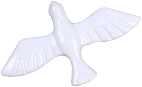 Elegant white dove Collar Scarf Brooch Pins set of 2 pcs - Kitteh city