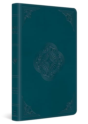 ESV Thinline Bible, Red Letter (TruTone, Deep Teal, Rotunda Design): Holy Bible, English Standard Version