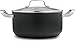 Ceramic & Titanium Non-Stick Saucepan - 10 inch Dishwasher & Oven Safe Non-Scratch Cookware with Induction Plate 6.5 Quarts - By CM
