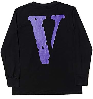 SUNNY Store Mens Vlone Friend Hipster Hip Hop Streetwear Long Sleeve Pullover T-Shirts