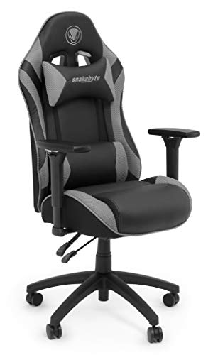 snakebyte Universal Gaming Seat, Racing Chair, Ideal for Long Gaming Sessions - Grey (PS4) - Thumbnail 7