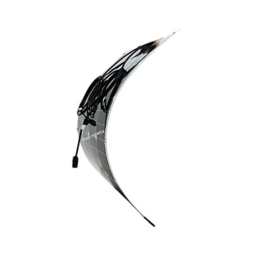 AIMS Power  60W Flexible Bendable Slim Solar Panel & 10 Amp Charge Controller KIT