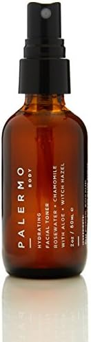 Palermo Body - All Natural Hydrating Facial Toner - Rosewater + Chamomile (2 oz / 60 ml)