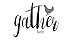 Country Rustic Rooster Gather Here Farmhouse Mylar Stencil- 8.5 x 11.5