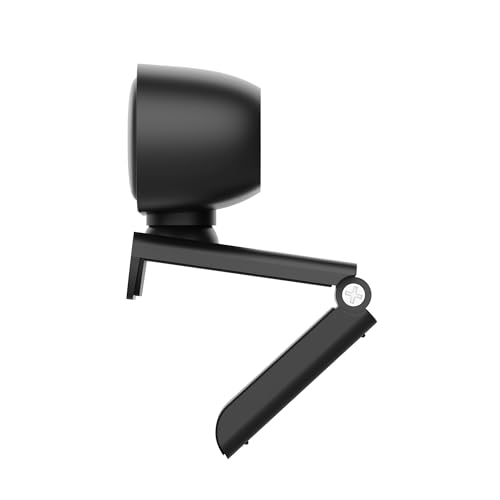 Trust Ovala Webcam 2K QHD with Microphone, Noise Reducer, USB-C/USB-A, Privacy Filter, 75° Viewing Angle, Fixed Focus 30 FPS, Web CAM for Mac Computer Windows Skype Zoom Teams, Black