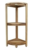 EcoDecors Oasis Corner Shelf, Natural