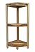 EcoDecors Oasis Corner Shelf, Natural primary