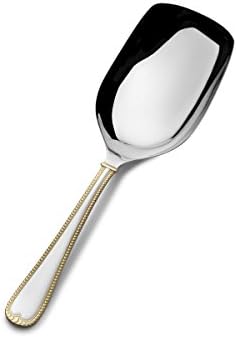 International Silver Stainless Steel Gravy Ladle, 1-Piece, Gold Accent New Castle
