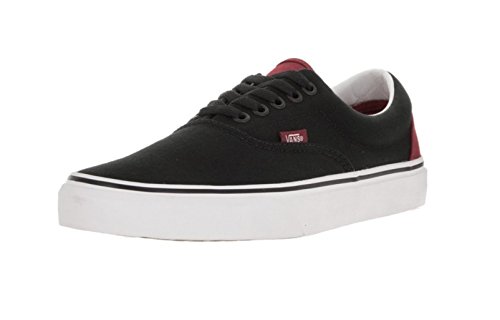 Vans Unisex Era (Pop) Skate Shoe Chili Pepper Black (6.5 B(M) US Women / 5 D(M) US Men, Chili Pepper/Black)