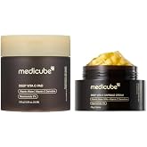 medicube Glow Boosting Duo - Deep Vitamin C Toner Pad and Capsule Cream | Toner Pad &amp; Capsule Cream, Prep, Hydrate &amp; Glow with Vitamin C for Uneven Skin Tone &amp; Glass Glow, Korean Skincare