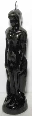 Black Male Hoodoo Image Candle (Hexing) by Image Candle