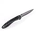 Cool Hand 3.75'' Carbon Fiber Scale Folding Pocket Knife w/ 2.75'' Polished Black Ceramic Blade, Frame Lock, Black Liner