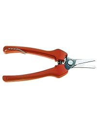 Bahco Poda P127 - 19-BULK30 Uva Snips con corto Cuchillas Rectas y puntas redondeadas 7.5 "