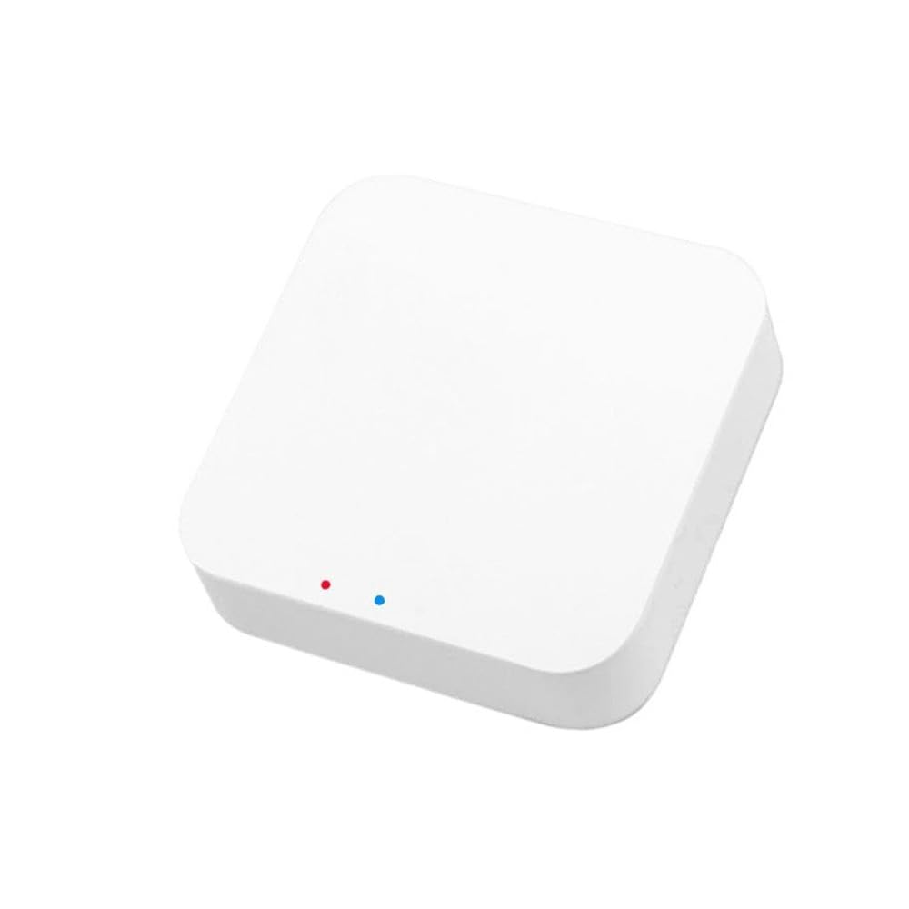 Swokely Tuya/ZigBee/BT 3-in-1 Wireless Gateway APP Remote Control Smart Home Devices Wireless Smart Home Bridge Hub Easy Setup for Smart Lights Smart Curtains Smart Air Conditioners