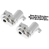 Redcat Racing RER11407 Aluminum Rear Outer Portal Housing Set for Everest Gen 8 Scout II, Silver