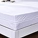 Polyzip Box Spring Mattress Encasement Machine Washable Non Waterproof Breathable Zippered 6 Side Cover- (Queen 60