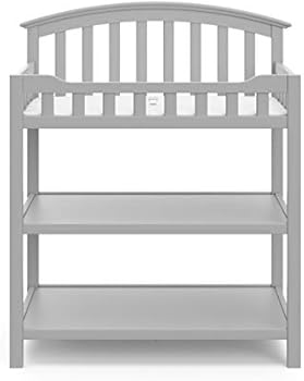 graco changing table pebble gray
