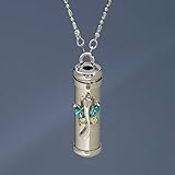 Bits and Pieces - Kaleidoscope Pendant Necklace - Colorful Kaleidoscope Necklace on 14