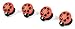 Animal House Ladybug Magnetic Mini Clip (Set of 4)