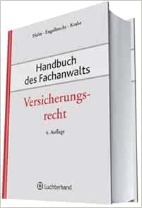 Handbuch des Fachanwalts Versicherungsrecht: 9783472078166: Amazon.com: Books