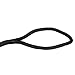 Norestar Double Braided Nylon Marine Dock Line/Boat Mooring Rope, Black