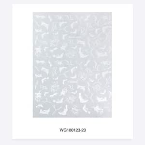 amazoncom 10 sheets nail sticker marbling ultra thin