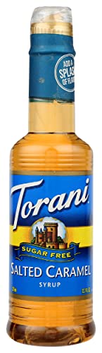TORANI SUGAR FREE SALTED CARAMEL SYRUP, 12.7 FL OZ