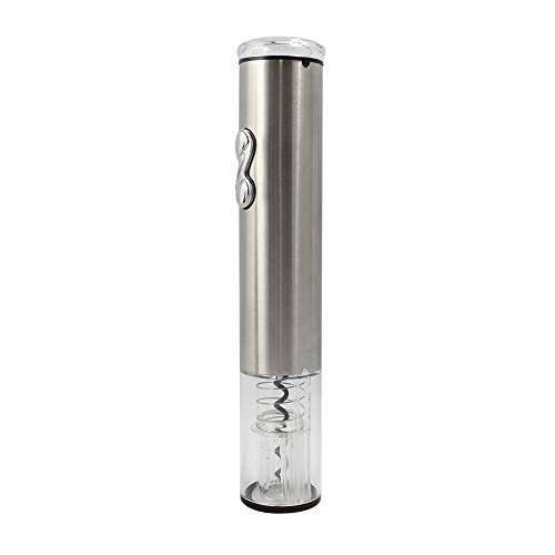 Electronic Wine Bottle Opener, LANBO Stainless Steel Corkscrew with Crystal Cap and Elegant Foil Cutter