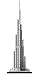 Lego Architecture Burj Khalifa Collectible - 21008