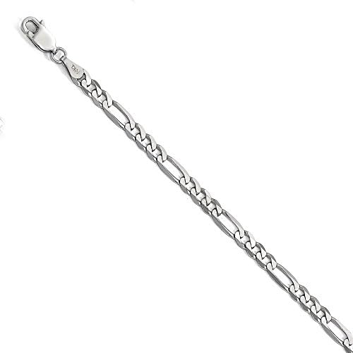 White gold chain figaro Clearance