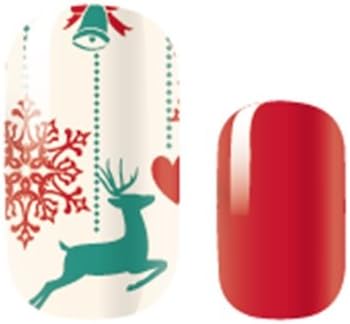 Christmas Snow - 14 tips Nail Polish Stickers – DIY Salon like finish manicure at home by FAB Nails that fit all nails