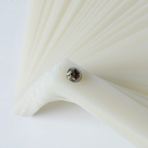 50 Pcs / 100 Pcs Fan-shaped Nail Art Tips Sticks Polish Gel Practice Tool (50 Pieces, Natural)