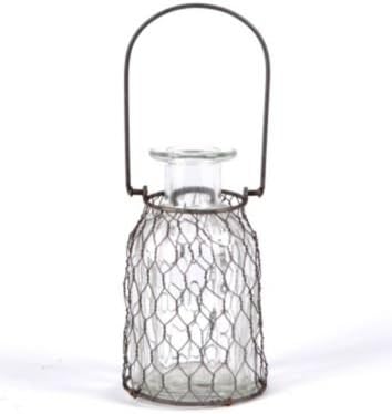 Wilco Home Jar with Chicken Wire Handle