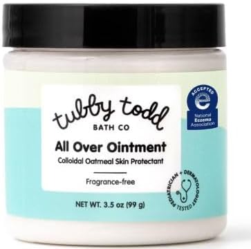 Tubby-Todd All Over Ointment, Fragrance Free, 3.5 oz, Jar