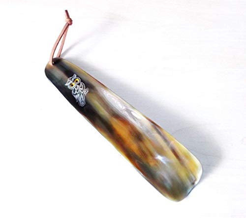 Buffalo horn shoe horn - Horn shoehorn - Handmade shoe horn - Gift for him - Thumbnail 2