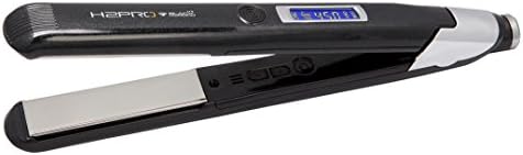 H2PROBEAUTYLIFE (1 Inch, Titanium), nano hi tech, maximum anion, durability, styling plate, long lasting shine, frizzy hair, protects hair color, dry hair, brittle hair, heat distribution, thermal sensor, auto shut off, up to 450° degrees, keratin treatment