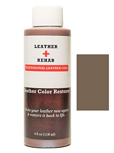 Leather Rehab Leather Color Restorer - Repair & Restore Faded, Worn and Scratched Leather & Vinyl Easily with No Kit - Furniture, Couch, Car Seat, Shoes, Jacket and Boots - 4 oz. Toffee - Thumbnail 3
