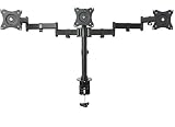 VIVO Triple Monitor Adjustable Mount/Articulating Stand for 3 LCD Screens Upto 24" (STAND-V003M)