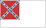2nd Confederate Flag 3x5 NEW 3 x 5 Civil War Banner