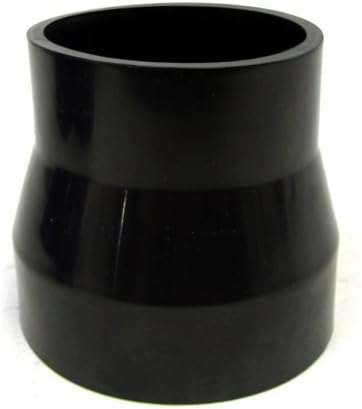Black 2.5" > 3" Rubber Reducer hose for shortram cold air intake kit cool ram
