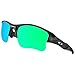 Dynamix Polarized Replacement Lenses for Oakley Flak Jacket XLJ | Easy to Install | Fit Perfectly | Emerald Green